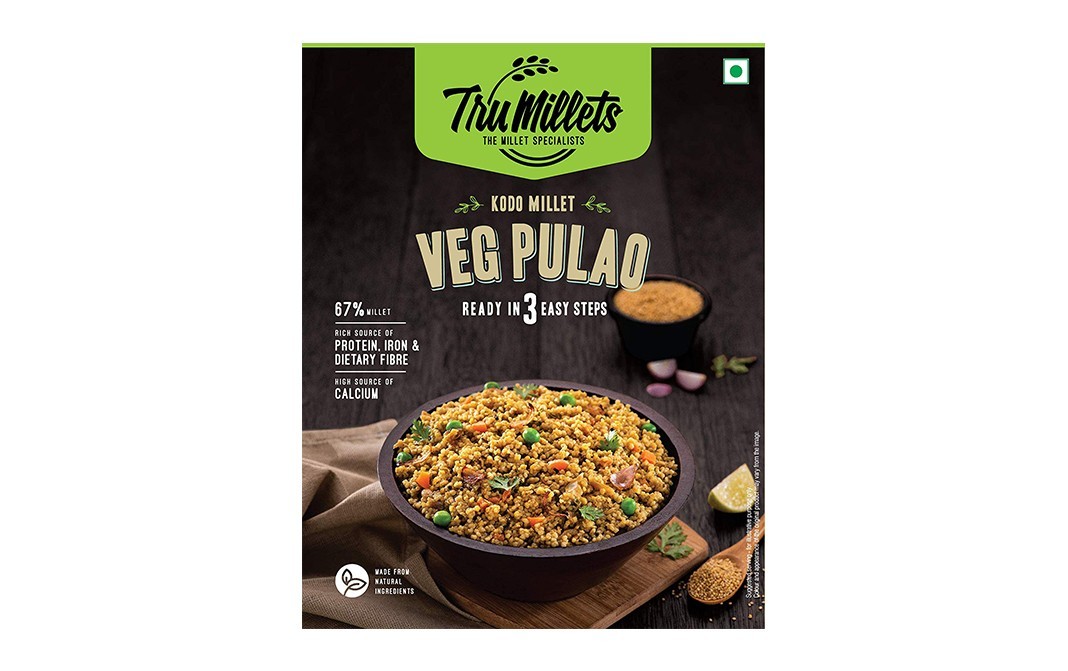 TruMillets Kodo Millet Veg Pulao    Box  200 grams